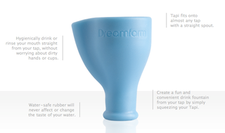 Illustration for article titled Tapi, A Rubber Adapter That Turns Your Faucet Into A Drinking Fountain